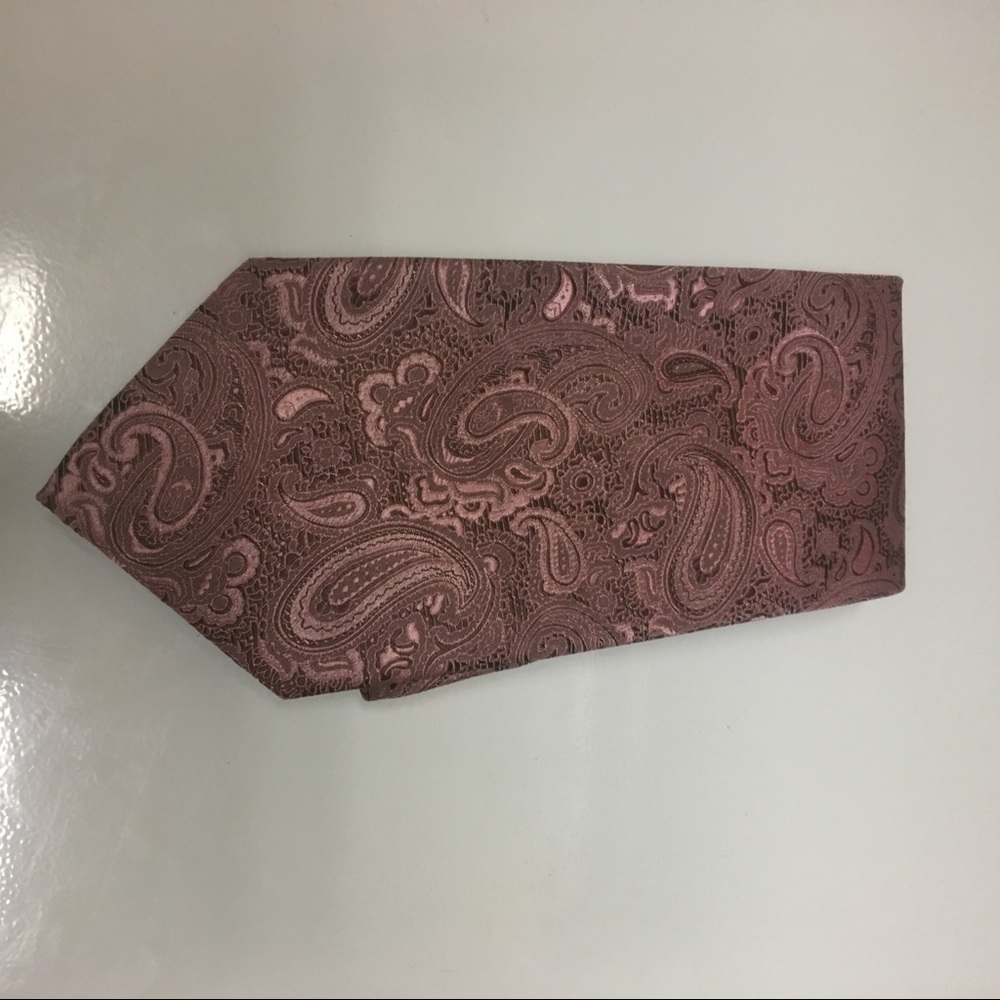Pink Paisley Tie
